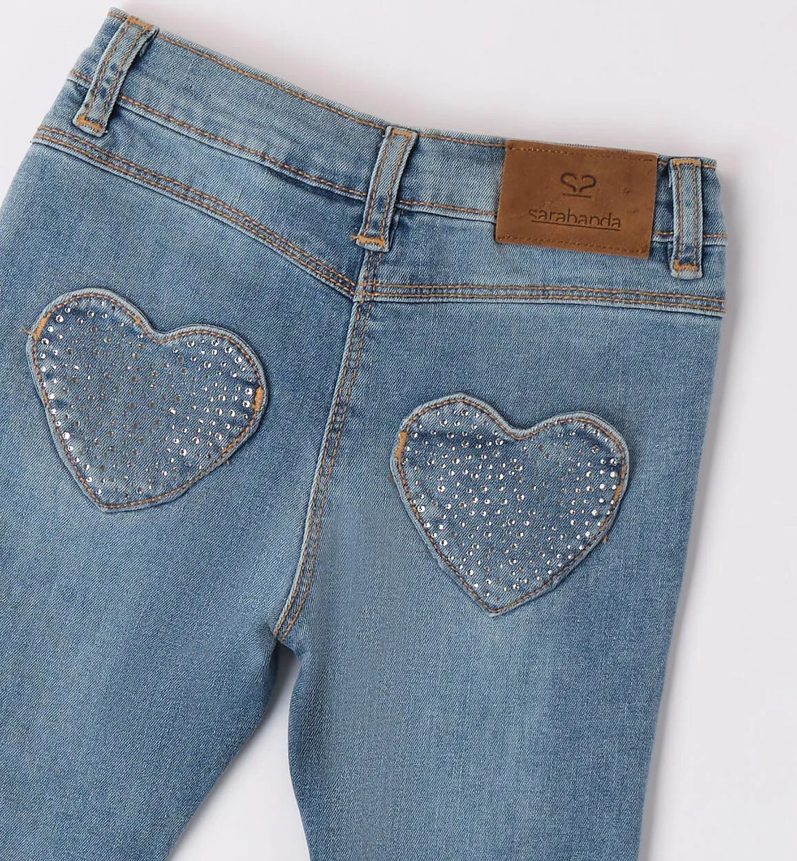 Jeans a zampa bambina