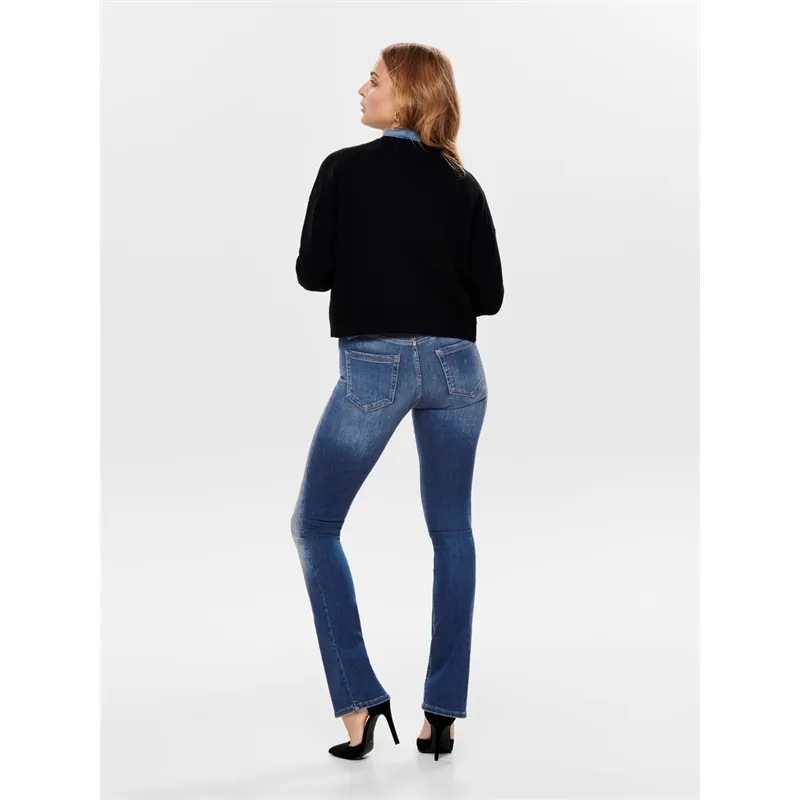Jeans donna elasticizzato a zampa Only