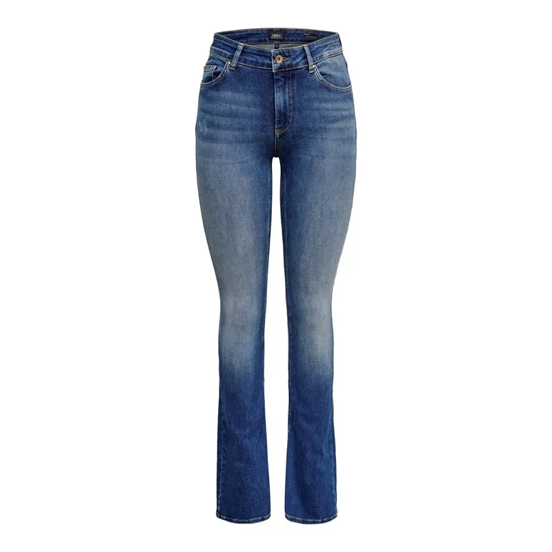 Jeans donna elasticizzato a zampa Only