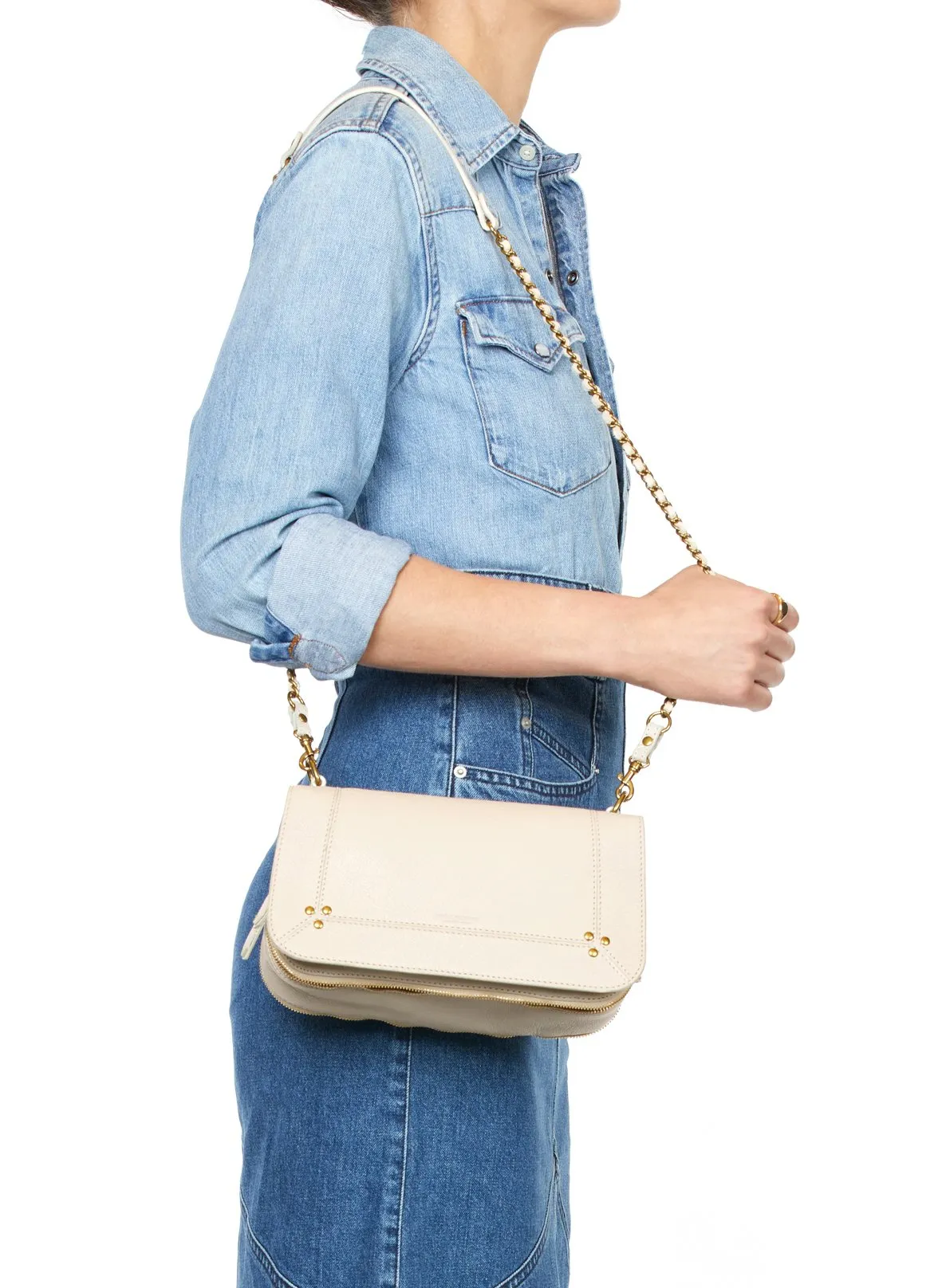  JEROME DREYFUSS   BOBI S - Borsa a tracolla in pelle | Beige