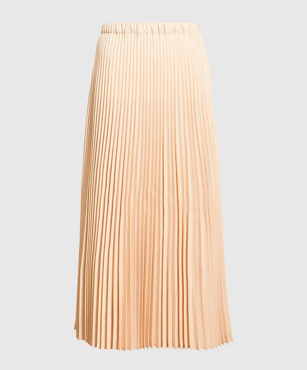 Jil Sander Gonna a pieghe beige J04MA0003J40014