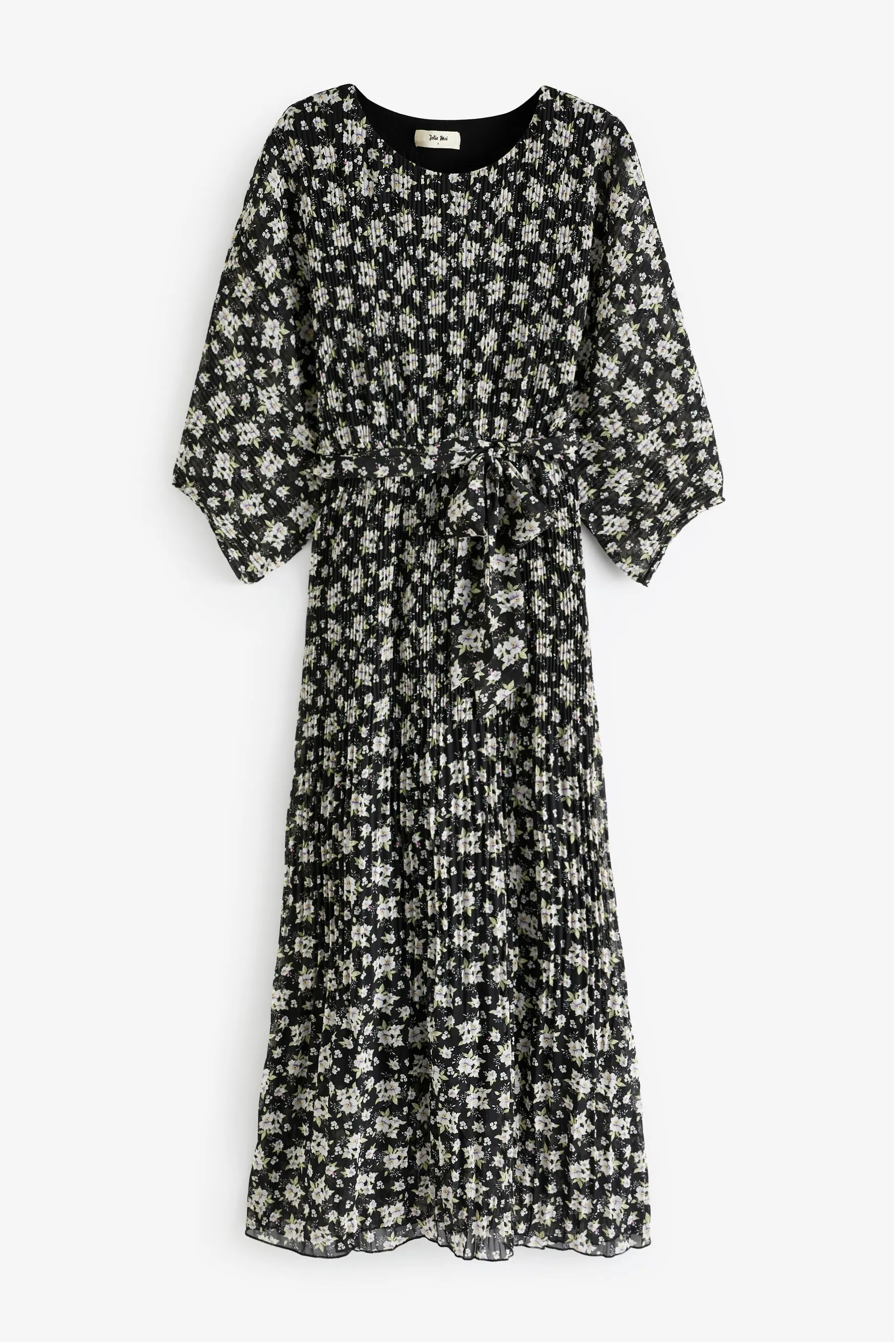 Jolie Moi A pieghe - Abito maxi in chiffon allacciato in vita