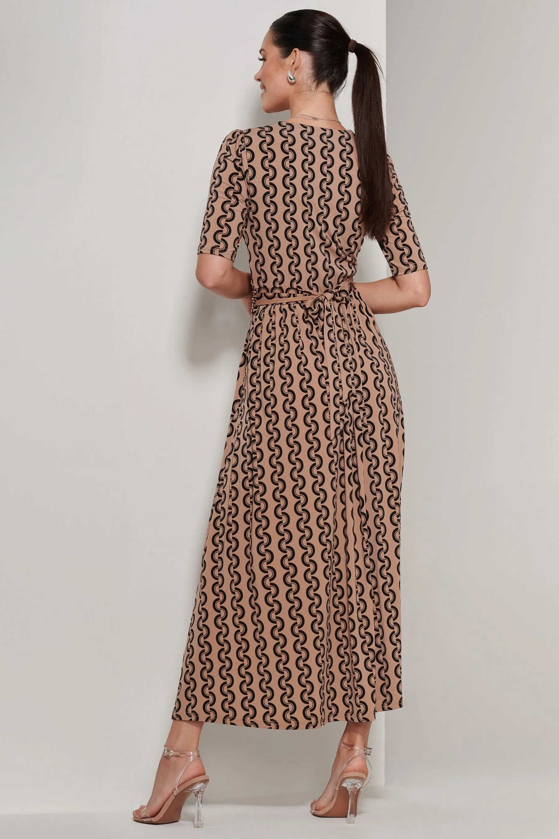 Jolie Moi - Karmie - Abito maxi in jersey con A pieghe