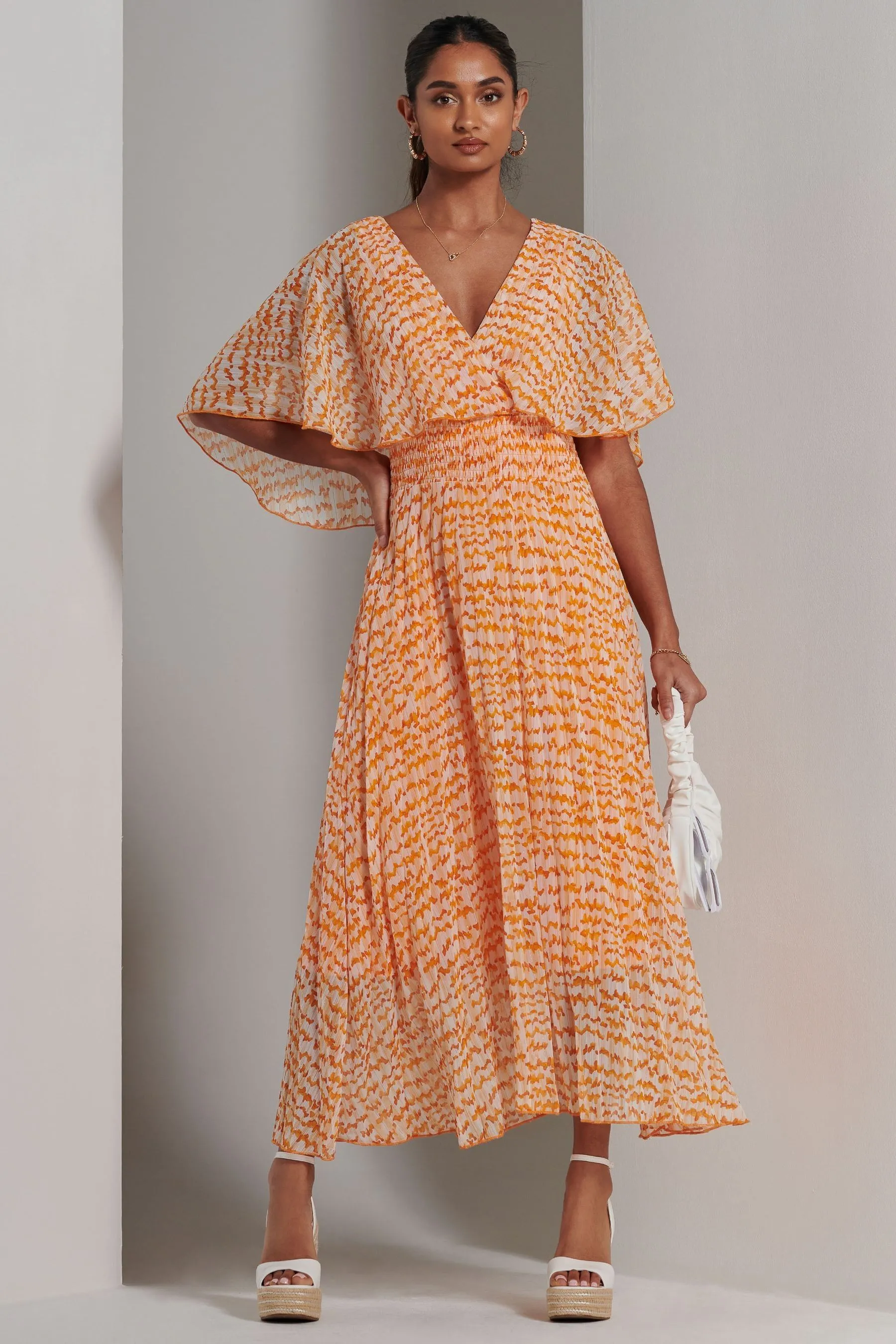Jolie Moi Kyra - A pieghe - Abito maxi in chiffon