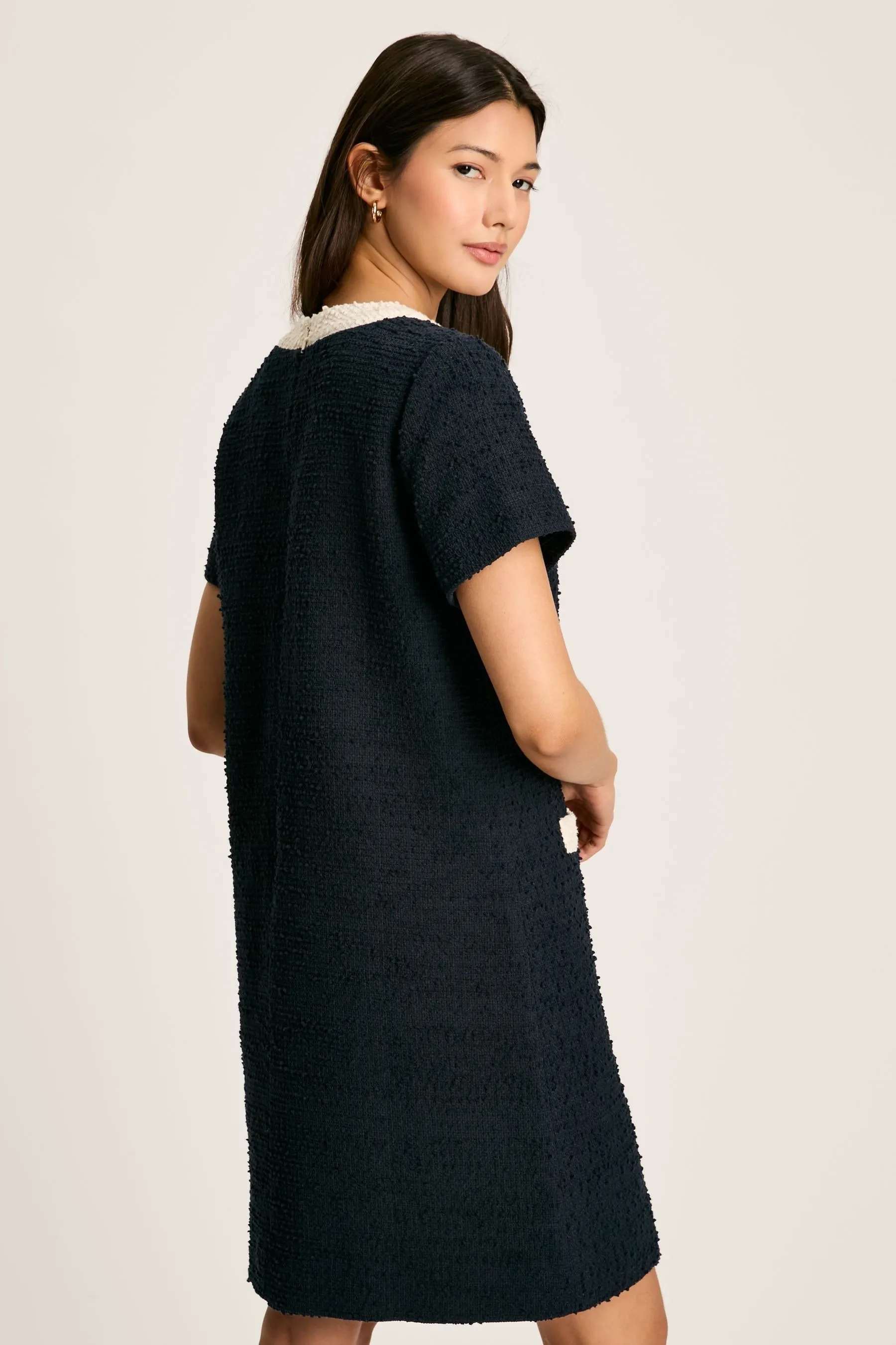 Joules - Celeste - Abito corto in bouclé