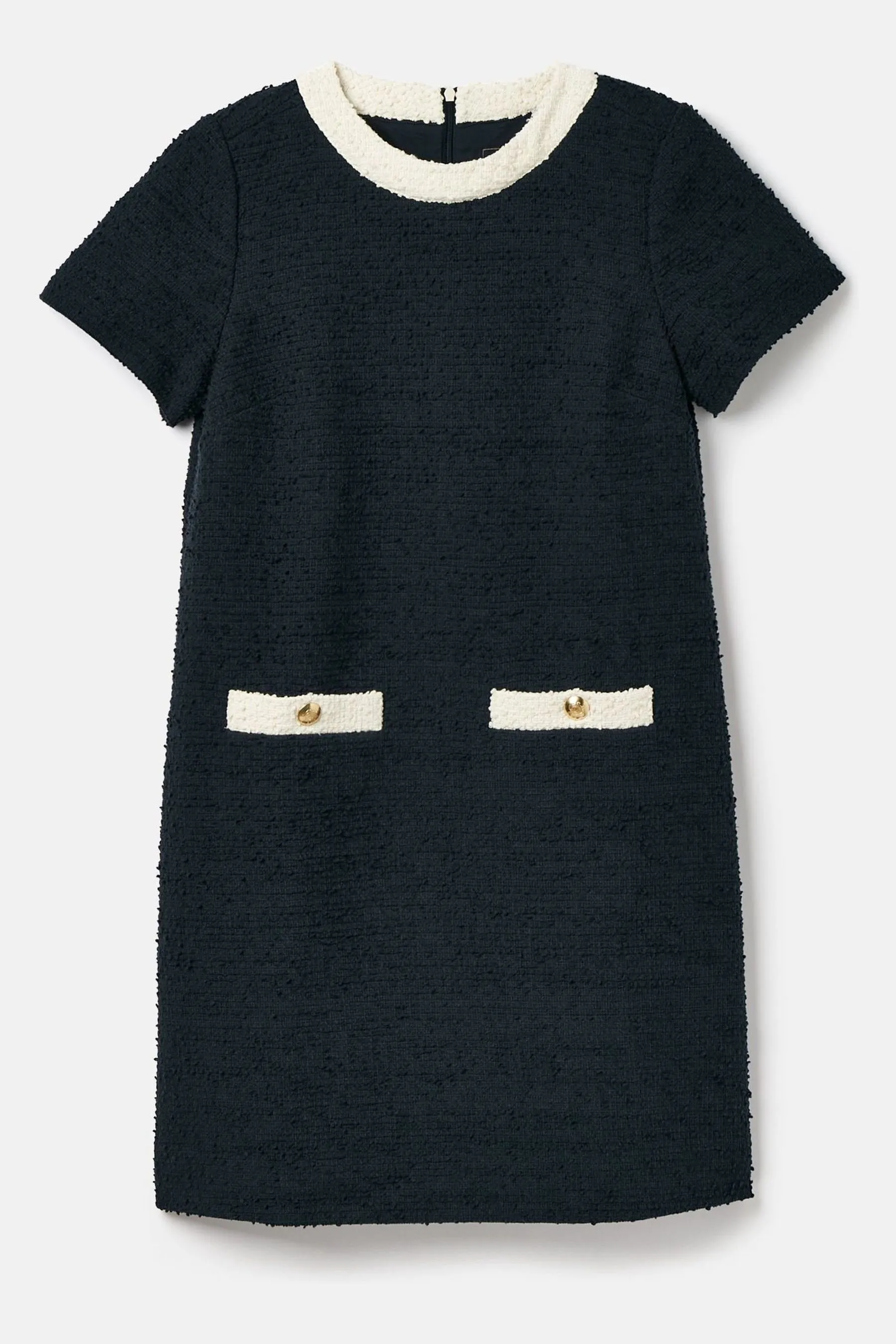 Joules - Celeste - Abito corto in bouclé