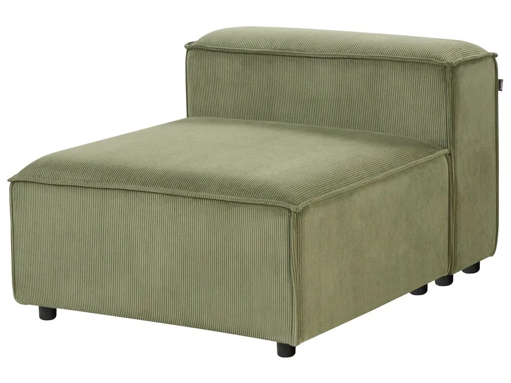 Jumbo Cord 1-Seat Section Green ARDAL