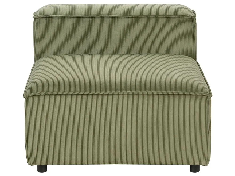 Jumbo Cord 1-Seat Section Green ARDAL