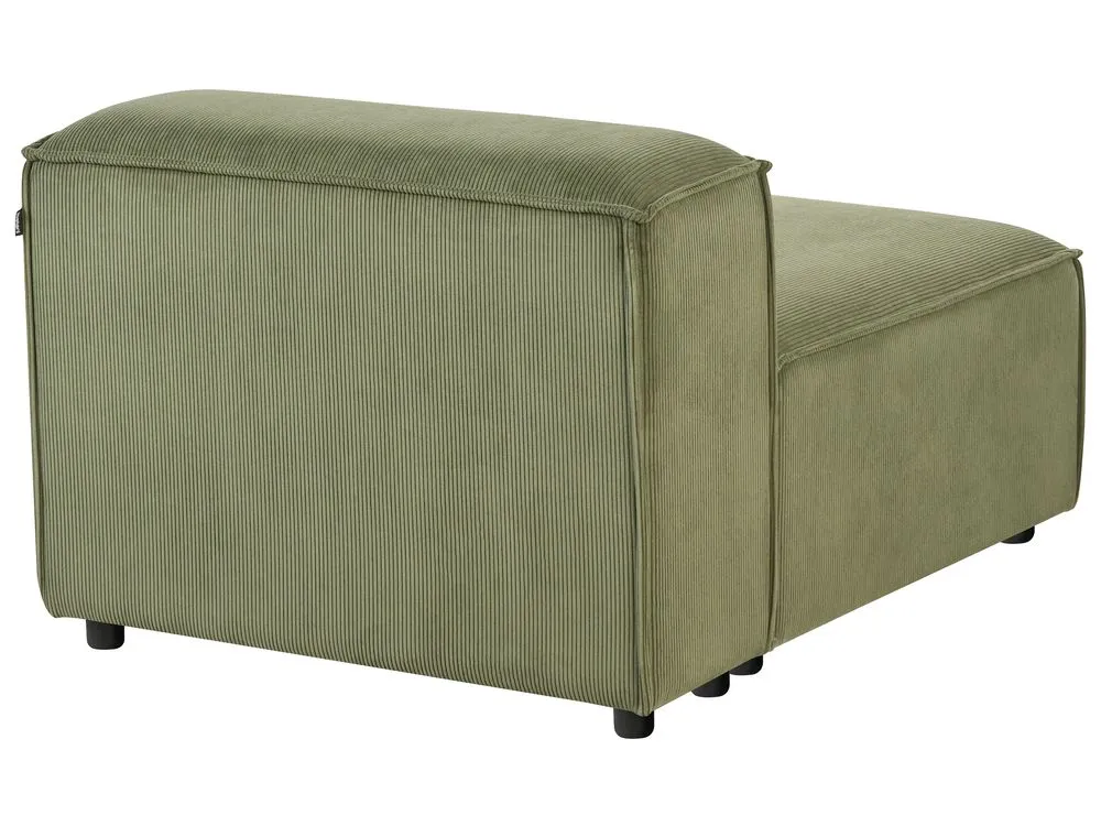 Jumbo Cord 1-Seat Section Green ARDAL