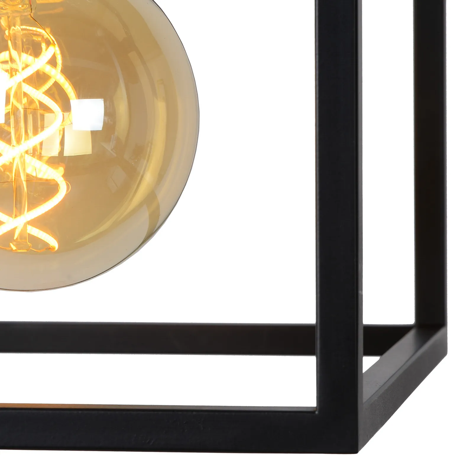 Lampada a sospensione Ruben, nero, metallo, a 1 luce