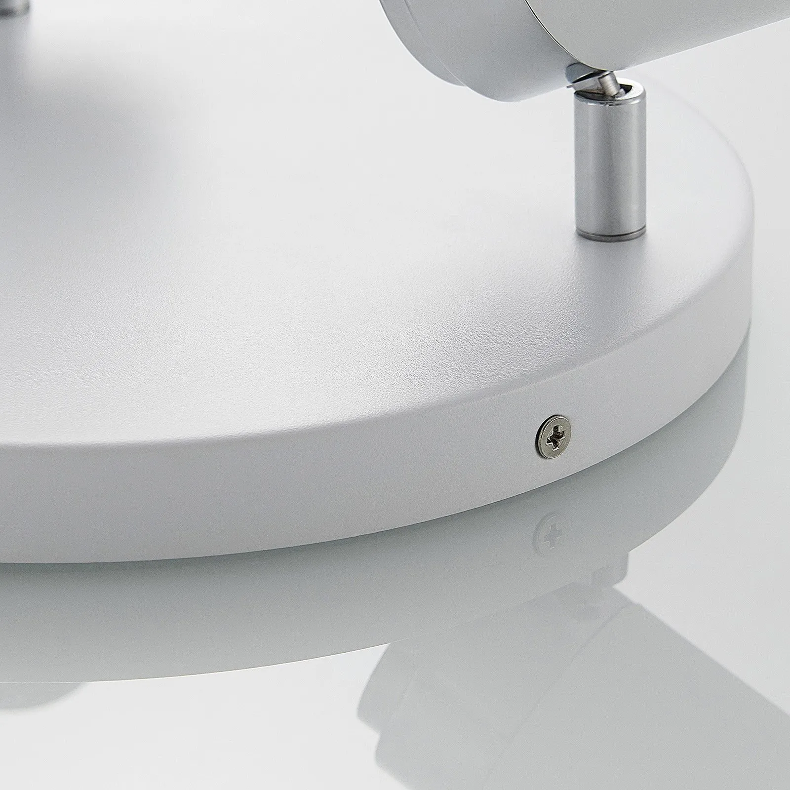 Lindby fatto Kardo, rotondo, a 3 luci, bianco, metallo, IP44