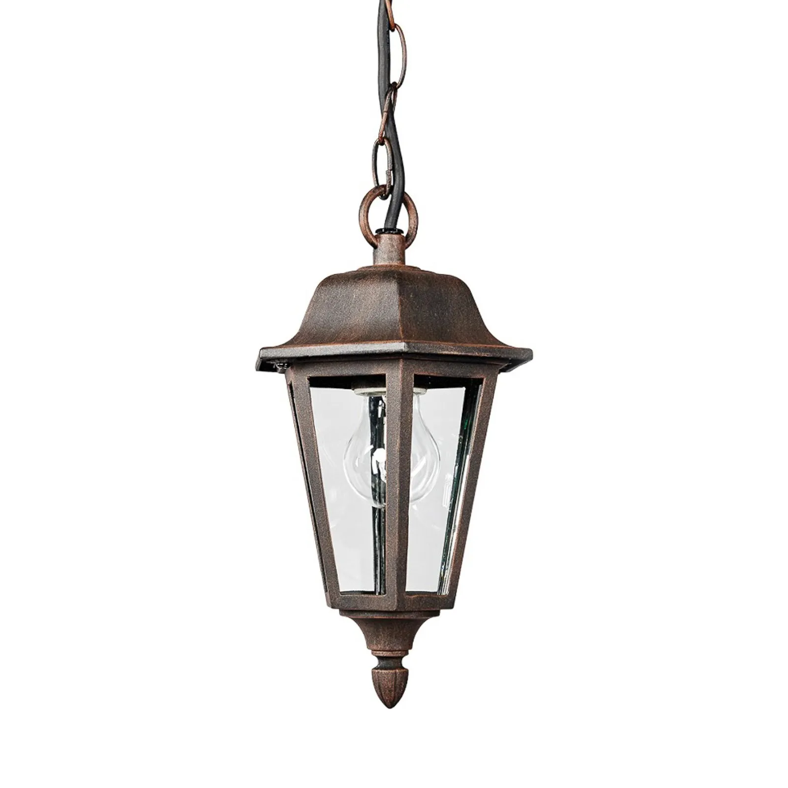 Lindby lampada a sospensione da esterno Lamina, Ø 18 cm, lanterna, E27