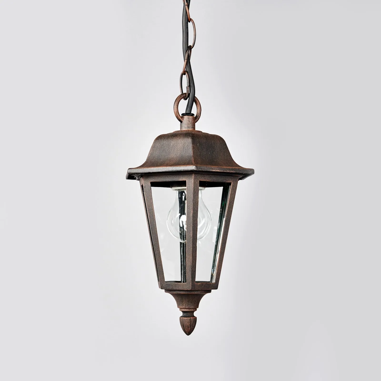 Lindby lampada a sospensione da esterno Lamina, Ø 18 cm, lanterna, E27