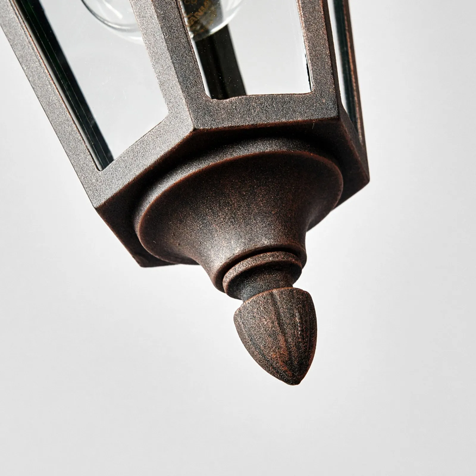 Lindby lampada a sospensione da esterno Lamina, Ø 18 cm, lanterna, E27