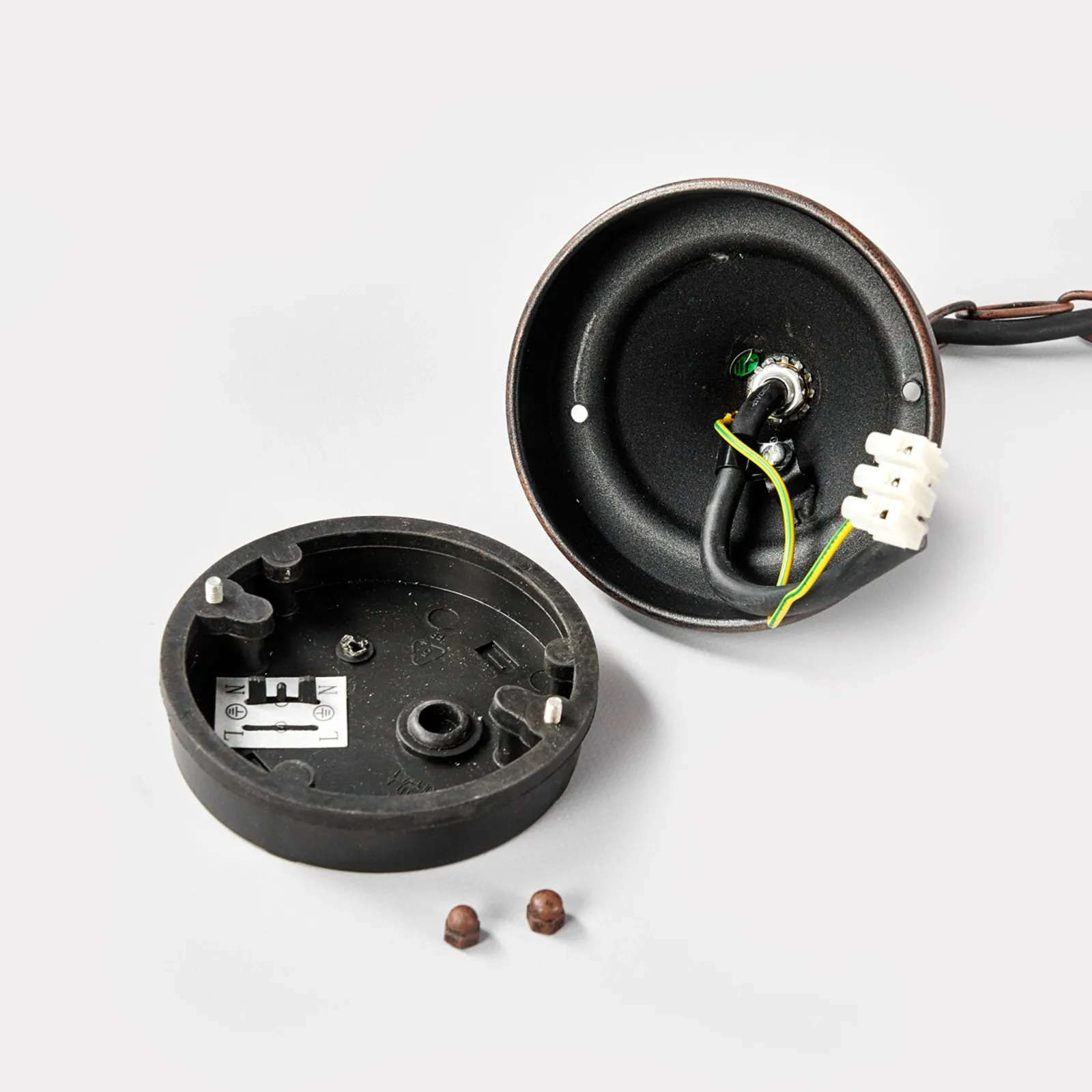Lindby lampada a sospensione da esterno Lamina, Ø 18 cm, lanterna, E27