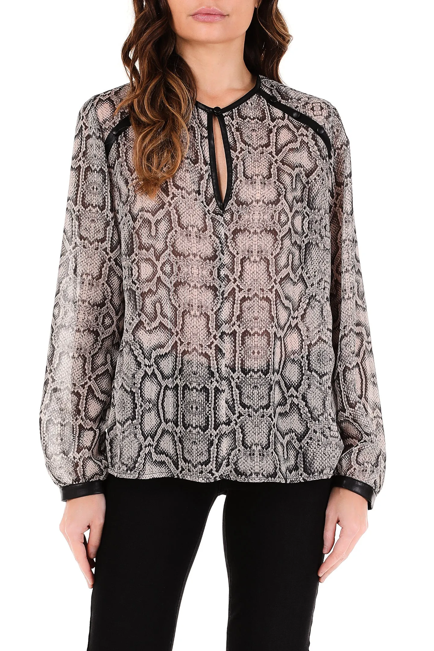 Liu Jo Patterned Blouse / Grey