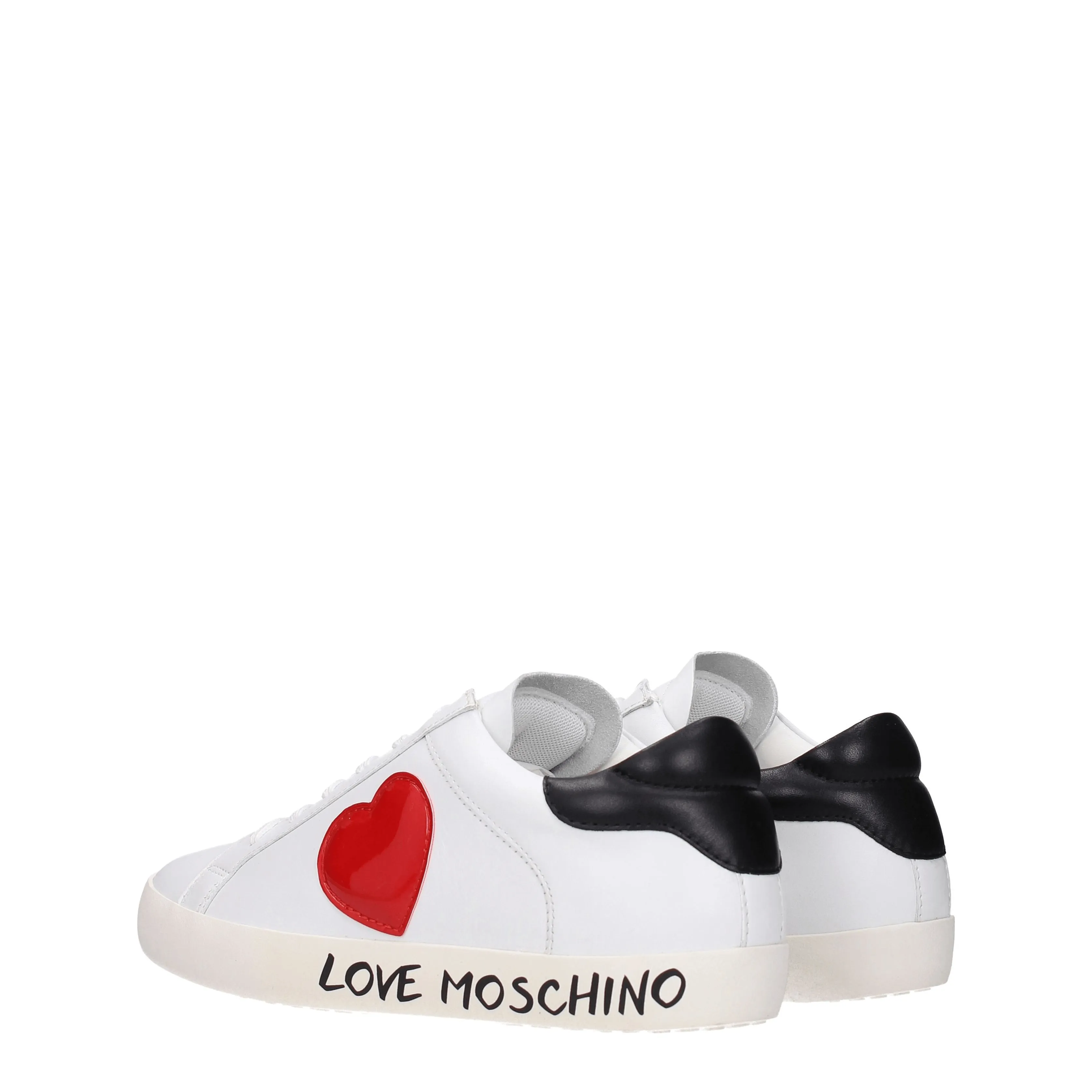 Love Moschino Sneakers Donna Pelle Bianco/Nero