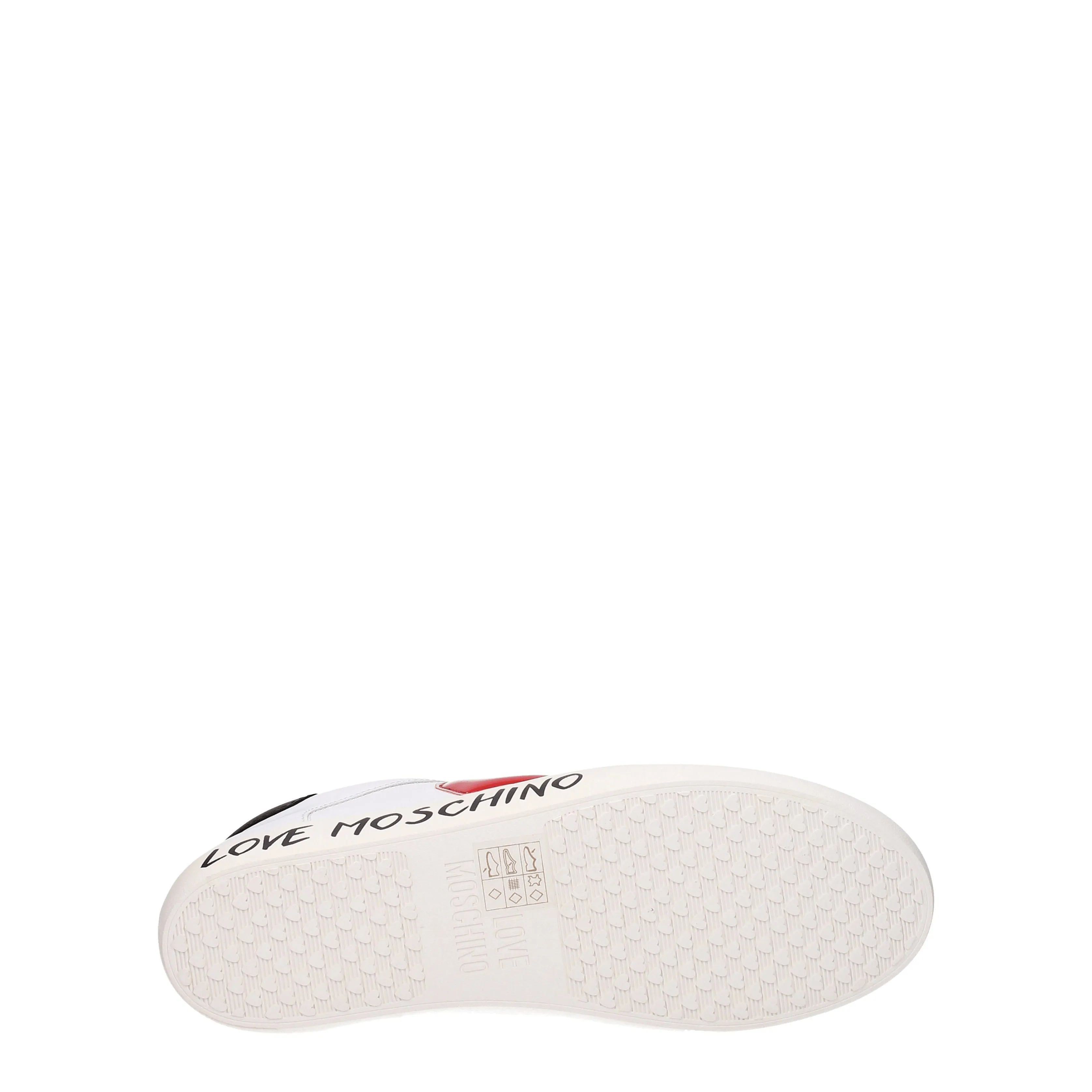 Love Moschino Sneakers Donna Pelle Bianco/Nero