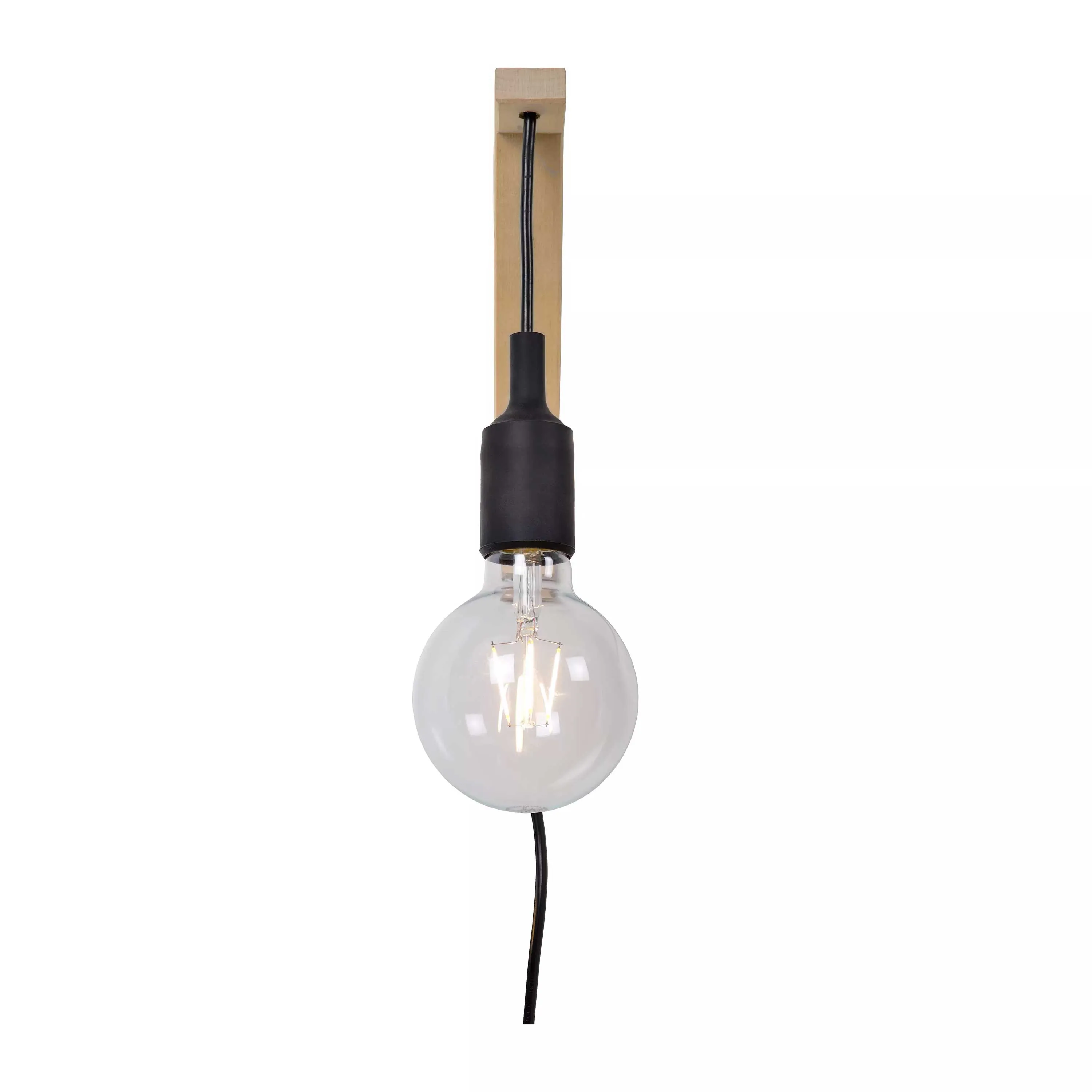 Lucide  Applique da parete con struttura in legno dal design moderno e minimalista Fix Wall - 60W