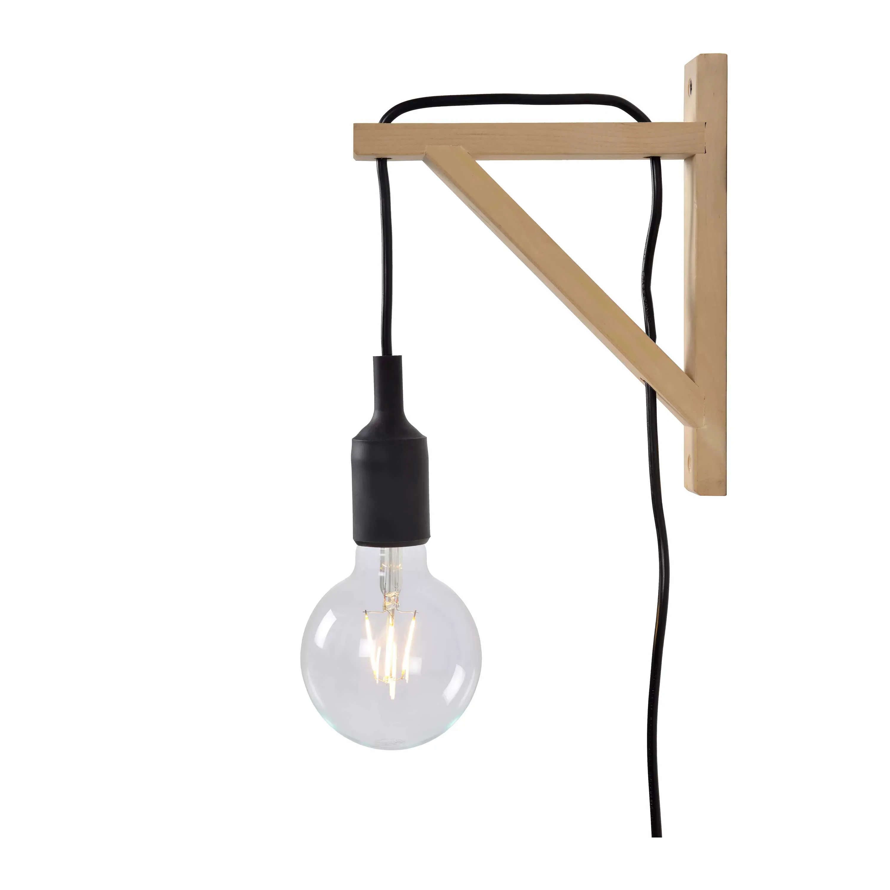 Lucide  Applique da parete con struttura in legno dal design moderno e minimalista Fix Wall - 60W