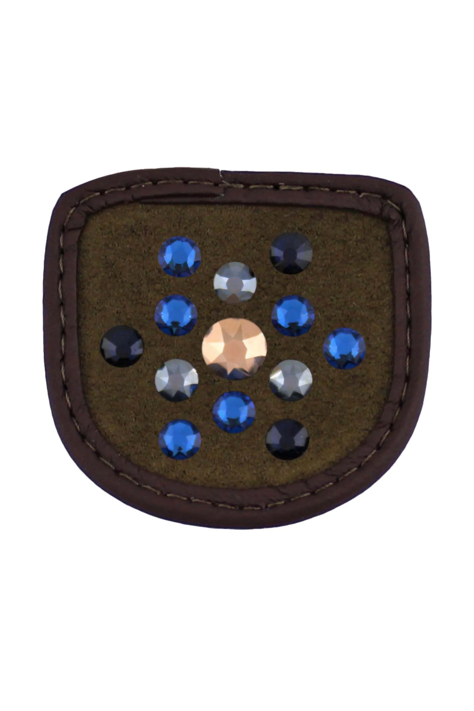 Magic Tack Patch per guanti da equitazione Monaco Blue