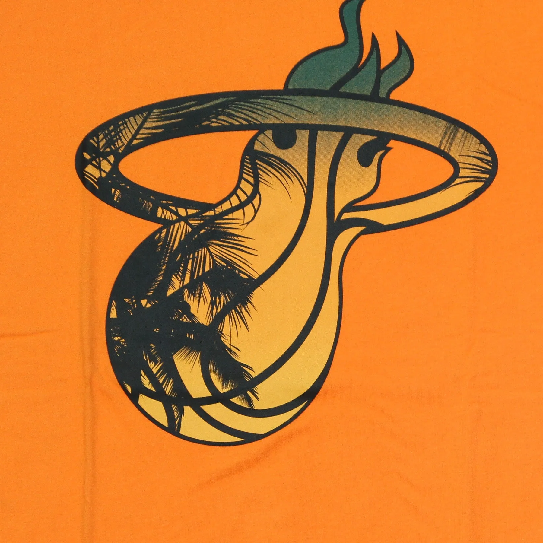 Maglietta Uomo Nba Coastal Heat Infill Tee Miahea Orange