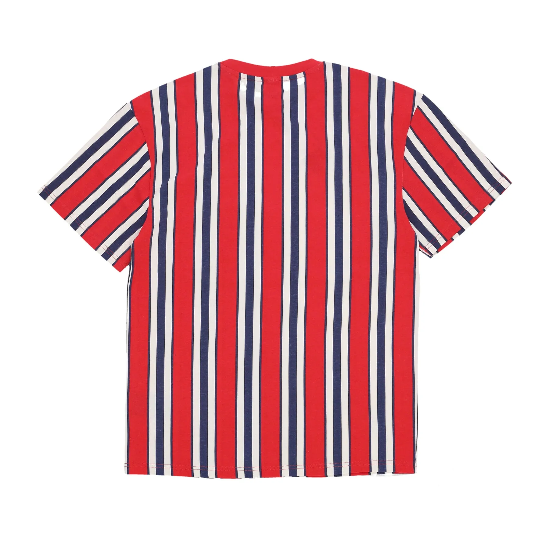 Maglietta Uomo Retro Striped Tee Red/navy/off White
