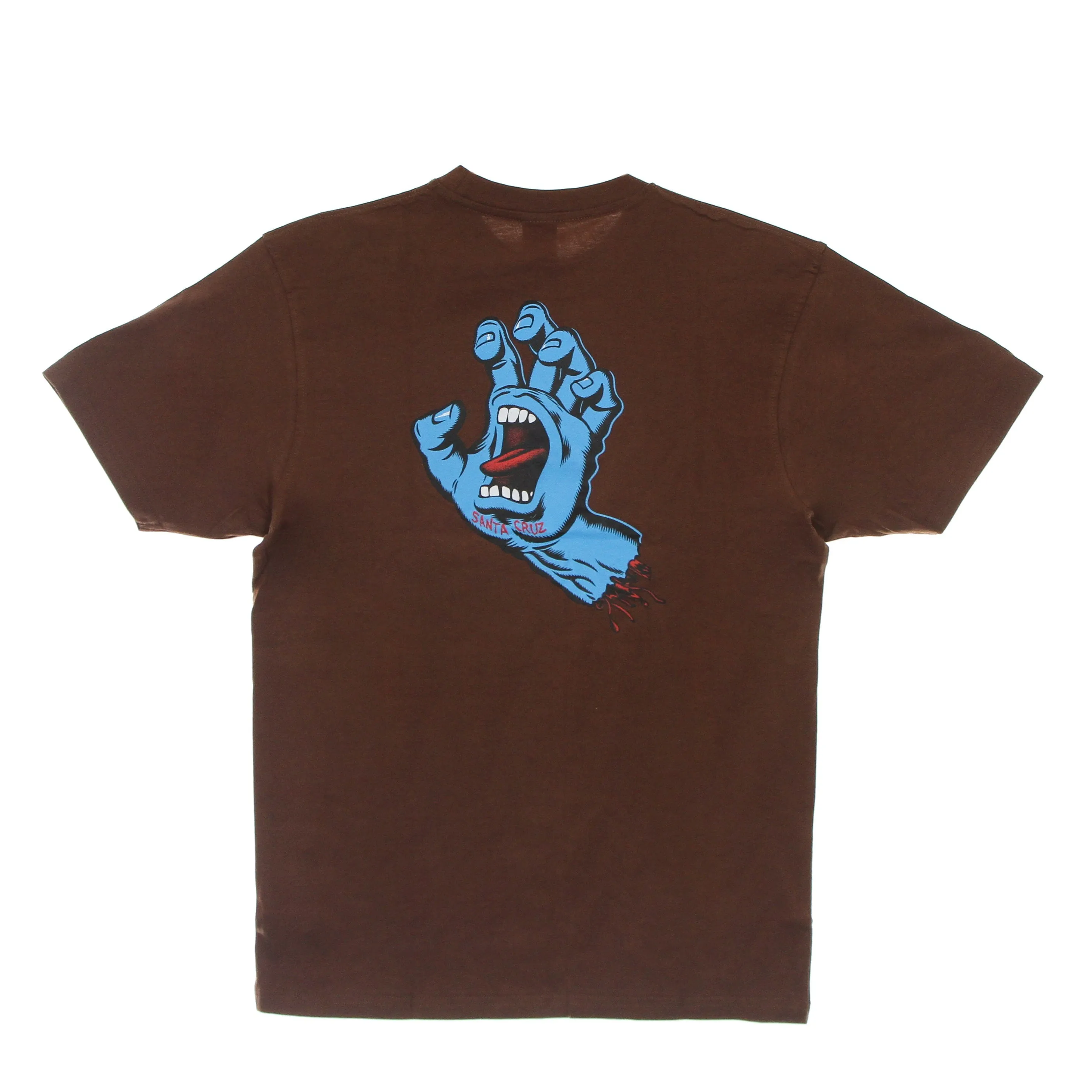 Maglietta Uomo Screaming Hand Chest Tee Sepia Brown