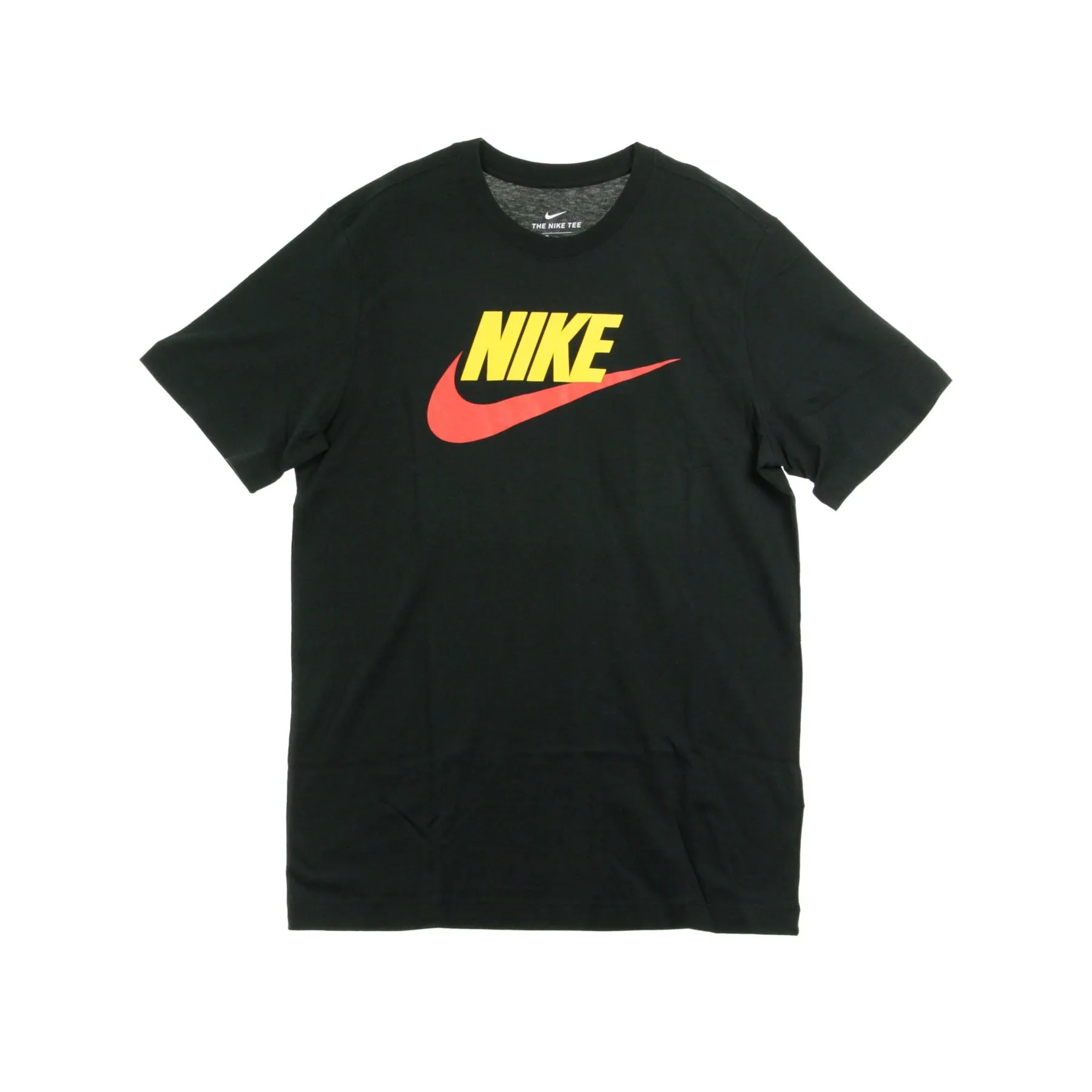 Maglietta Uomo Tee Icon Futura Black/amarillo/university Red