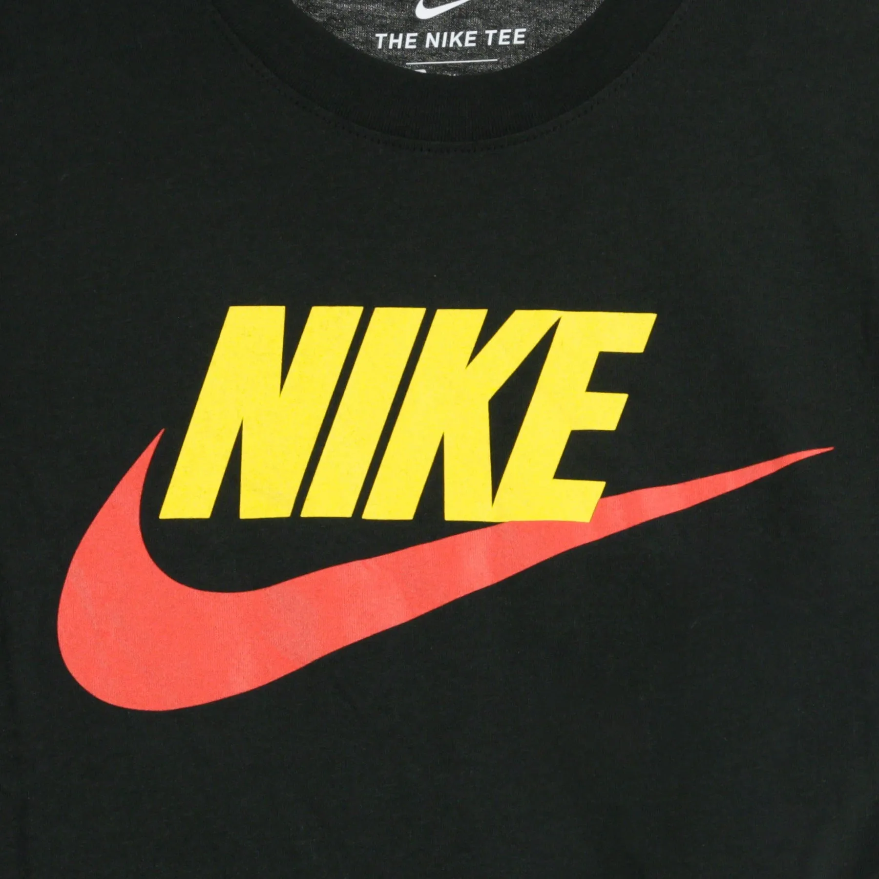 Maglietta Uomo Tee Icon Futura Black/amarillo/university Red