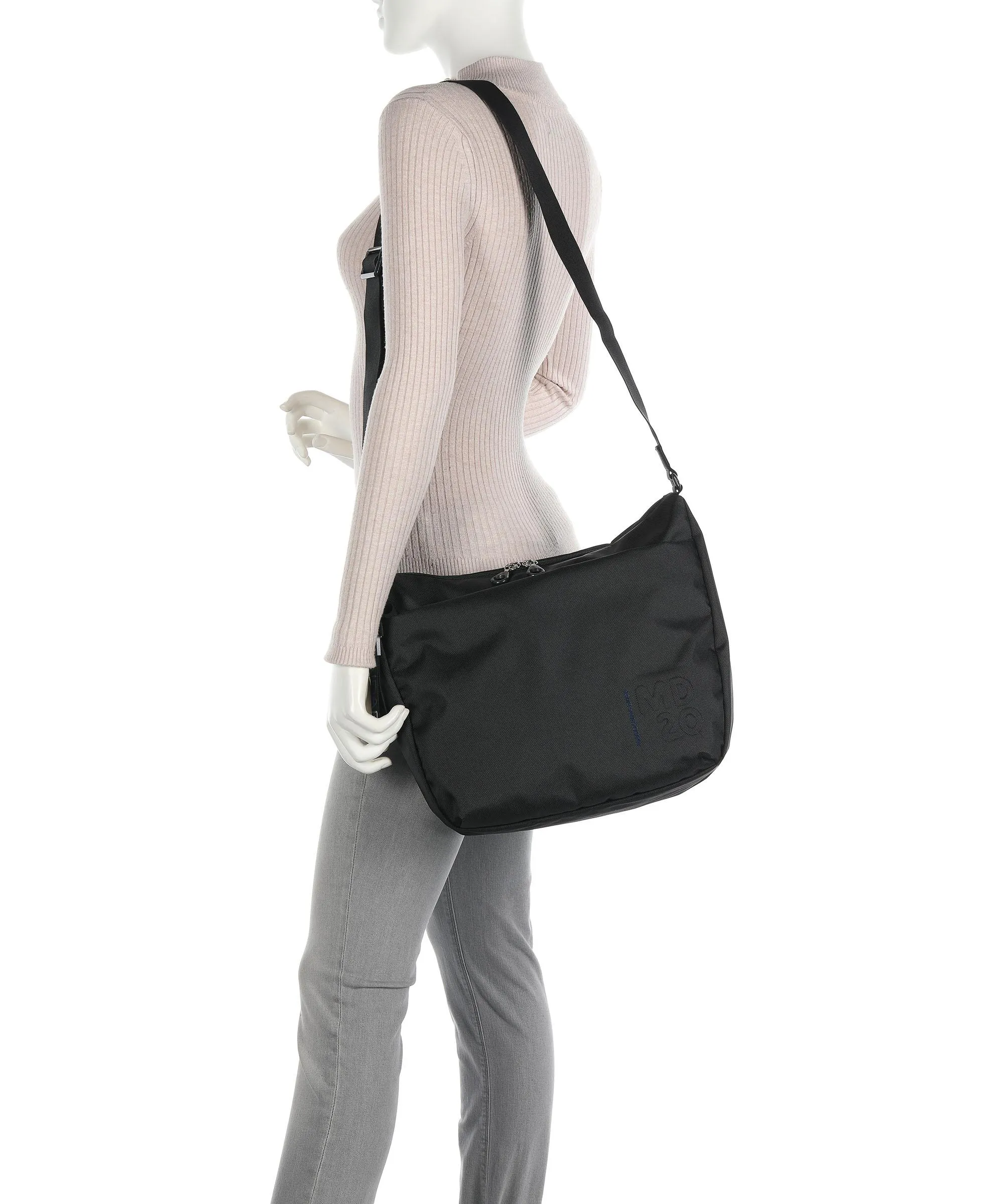 Mandarina Duck MD20 Borsa a spalla poliestere nero  