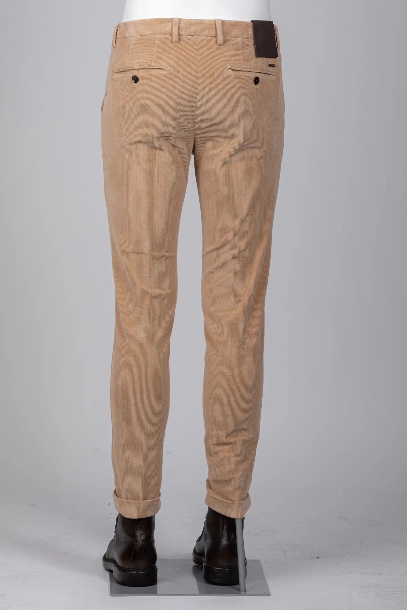 MARK UP Pantalone regular fit velluto righe c.