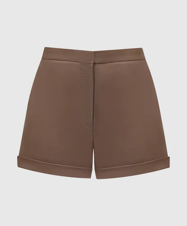 Max Mara Shorts in pelle marrone Andorra ANDORRA