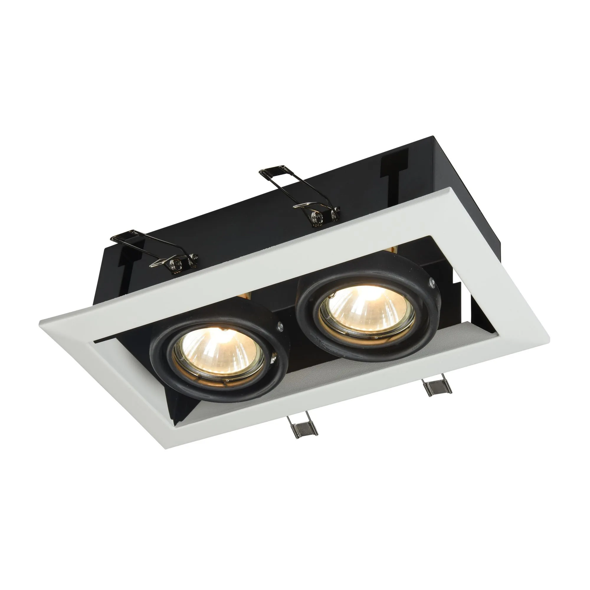 Maytoni  Faretti da incasso con doppio faretto e struttura in metallo Metal Modern - 50W