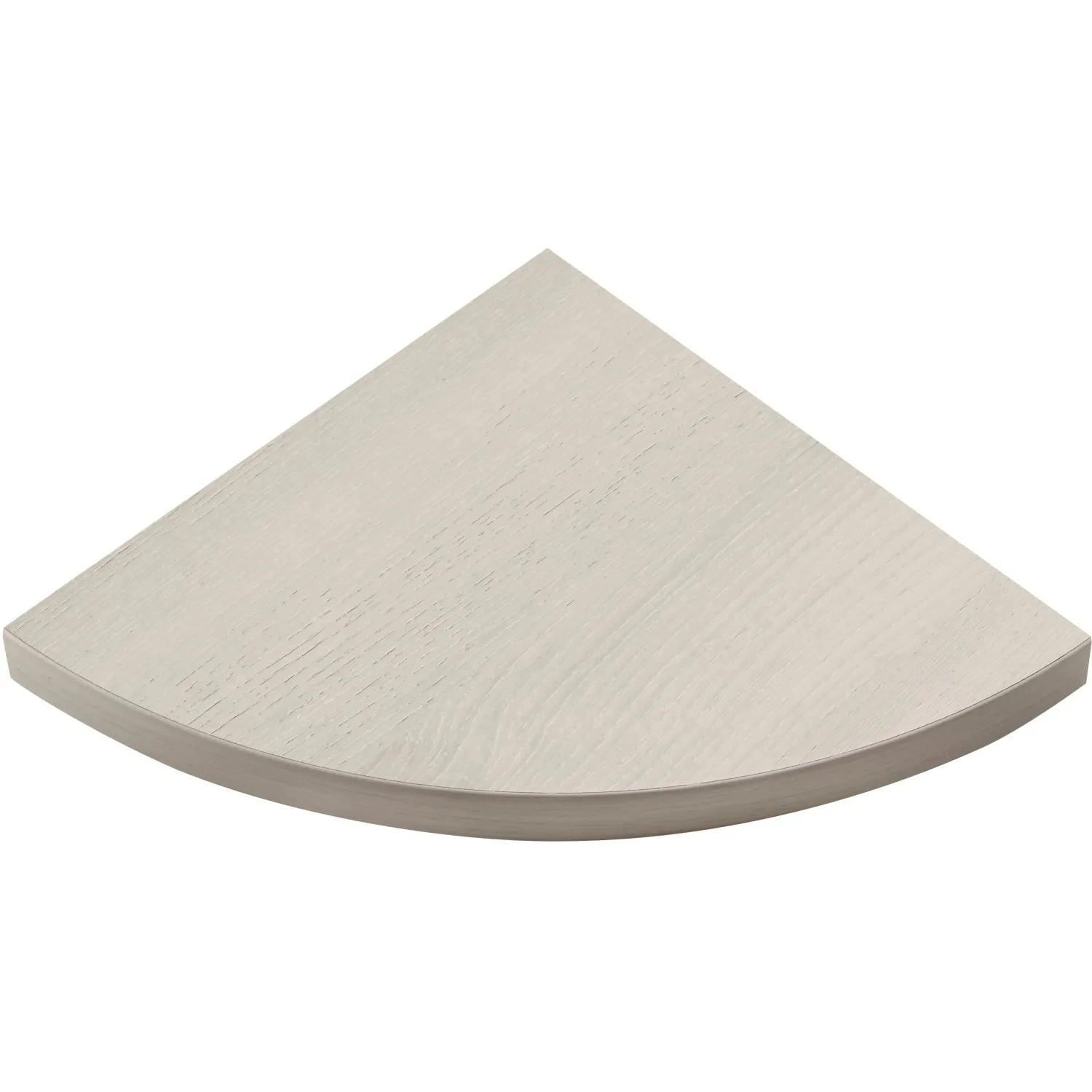 Mensola angolare rovere sbiancato 350 mm x 350 mm x 25 mm