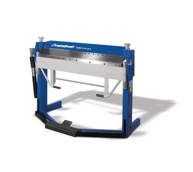 METALLKRAFT 3772128 Piegatrice a grembiale per curvatura lamiere con serraggio barra superiore, larghezza lavoro 1270mm, spessor