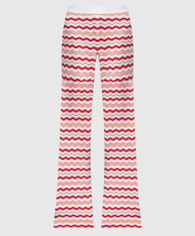 Missoni Pantaloni a zampa con fantasia geometrica DS24SI0NBK034F