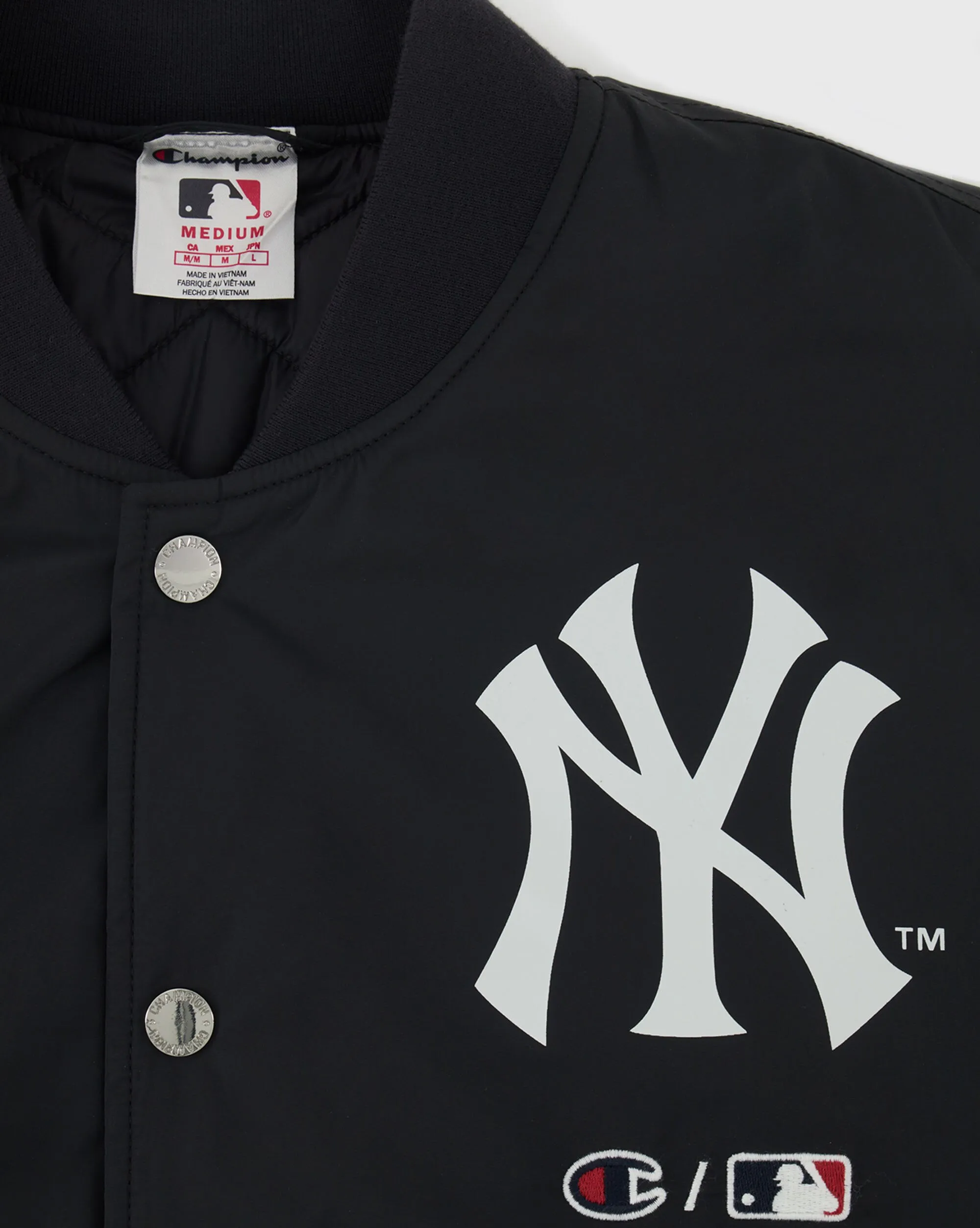 MLB Giacca Imbottita New York Yankees Nero Uomo