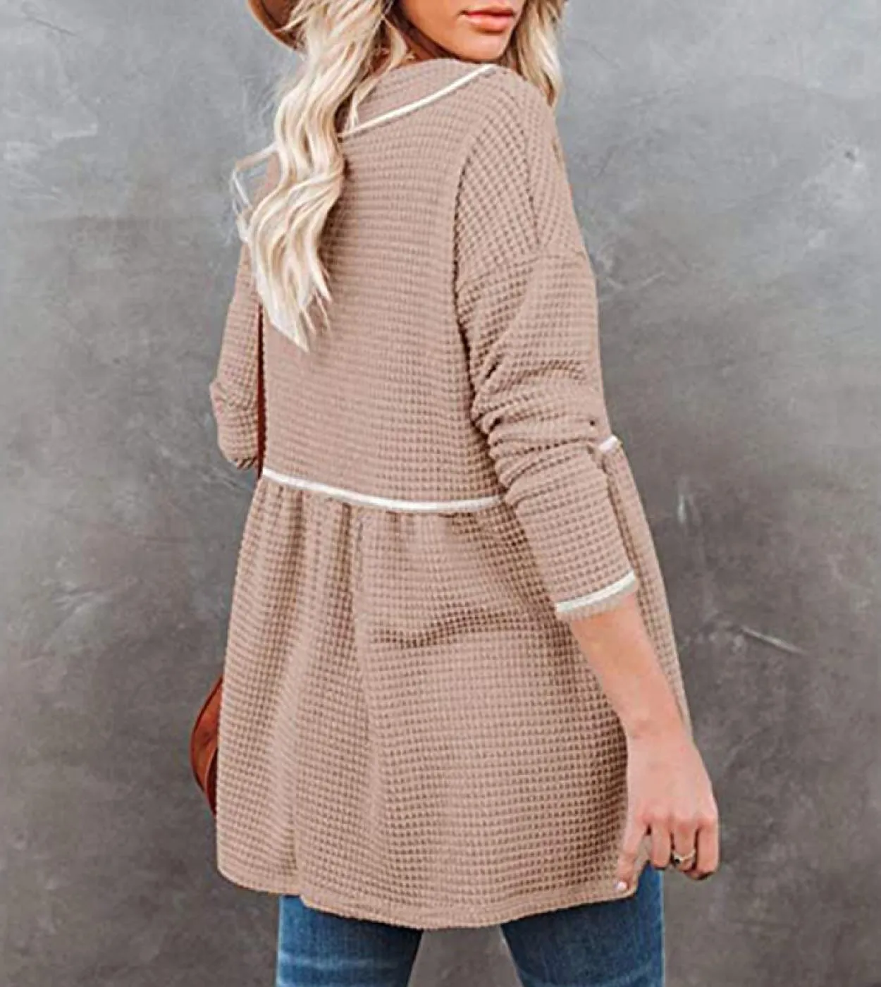 Moda Donna Camicetta Autunno Inverno Vneck Maglietta a pieghe Gonna Elegante Camicetta lunga Top manica lunga Donna Blusa Mujer