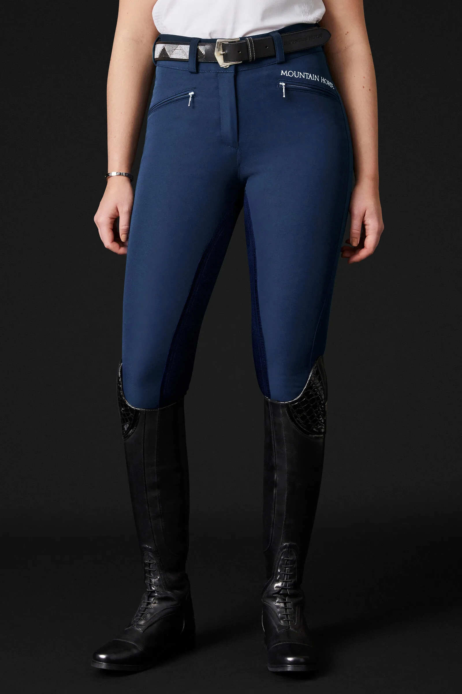 Mountain Horse Diana Pantaloni da equitazione con full seat da donna