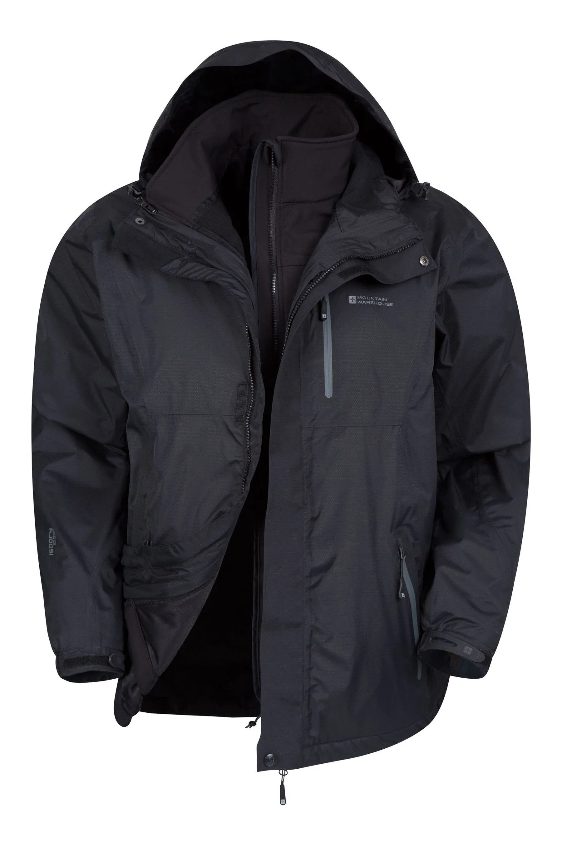 Mountain Warehouse Bracken Extreme 3 In 1 Giacca impermeabile uomo
