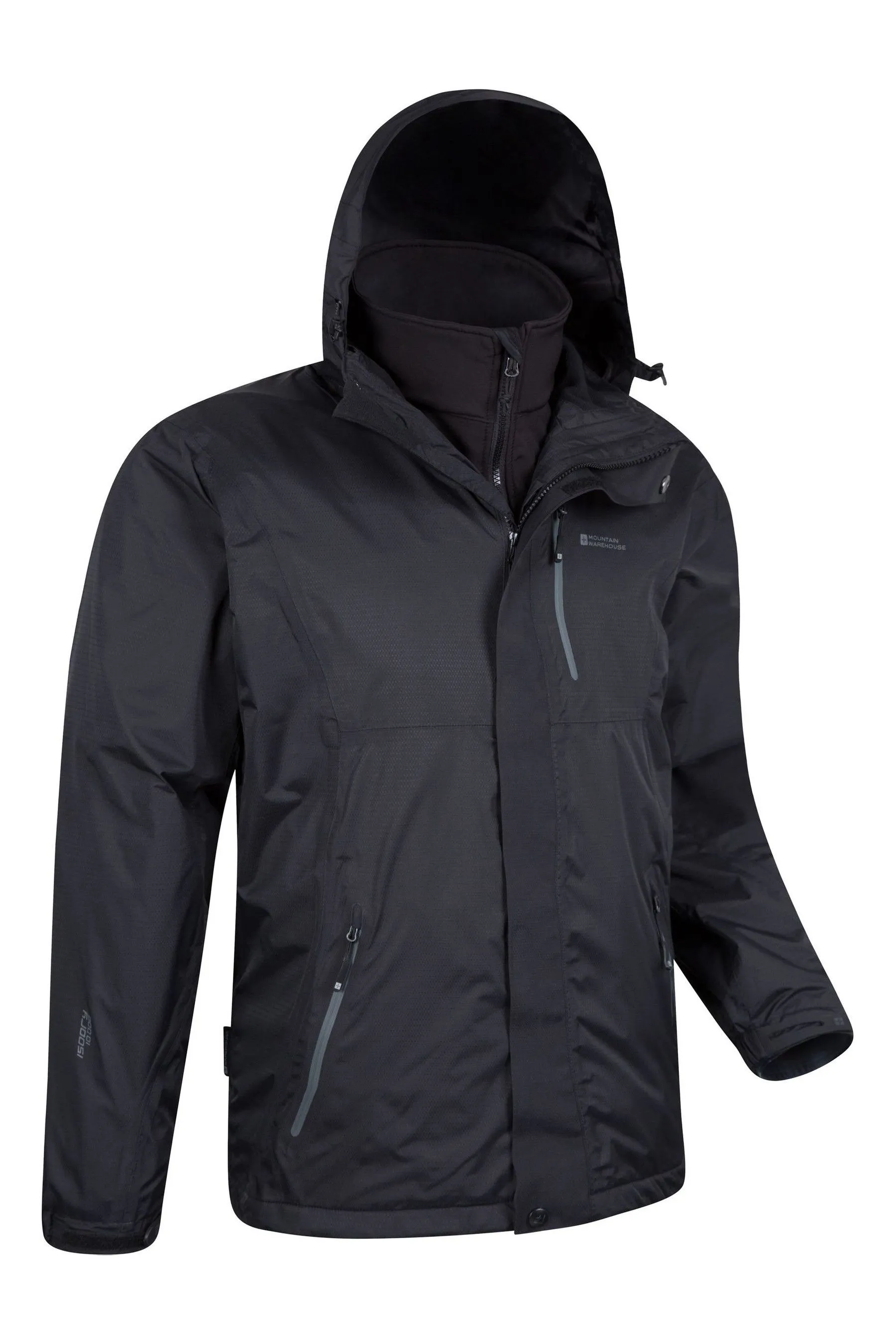 Mountain Warehouse Bracken Extreme 3 In 1 Giacca impermeabile uomo