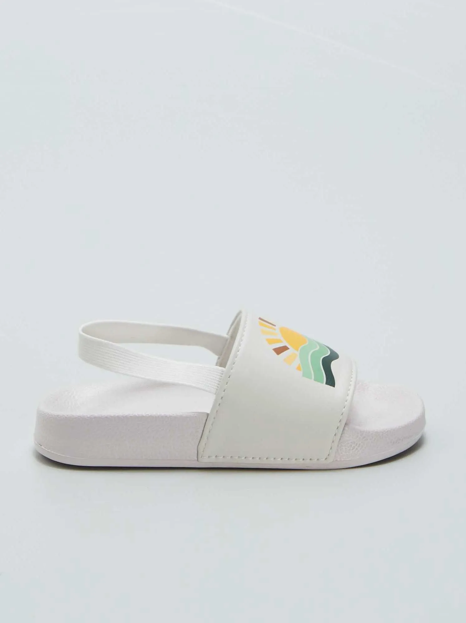Mules da piscina elasticizzate - BEIGE