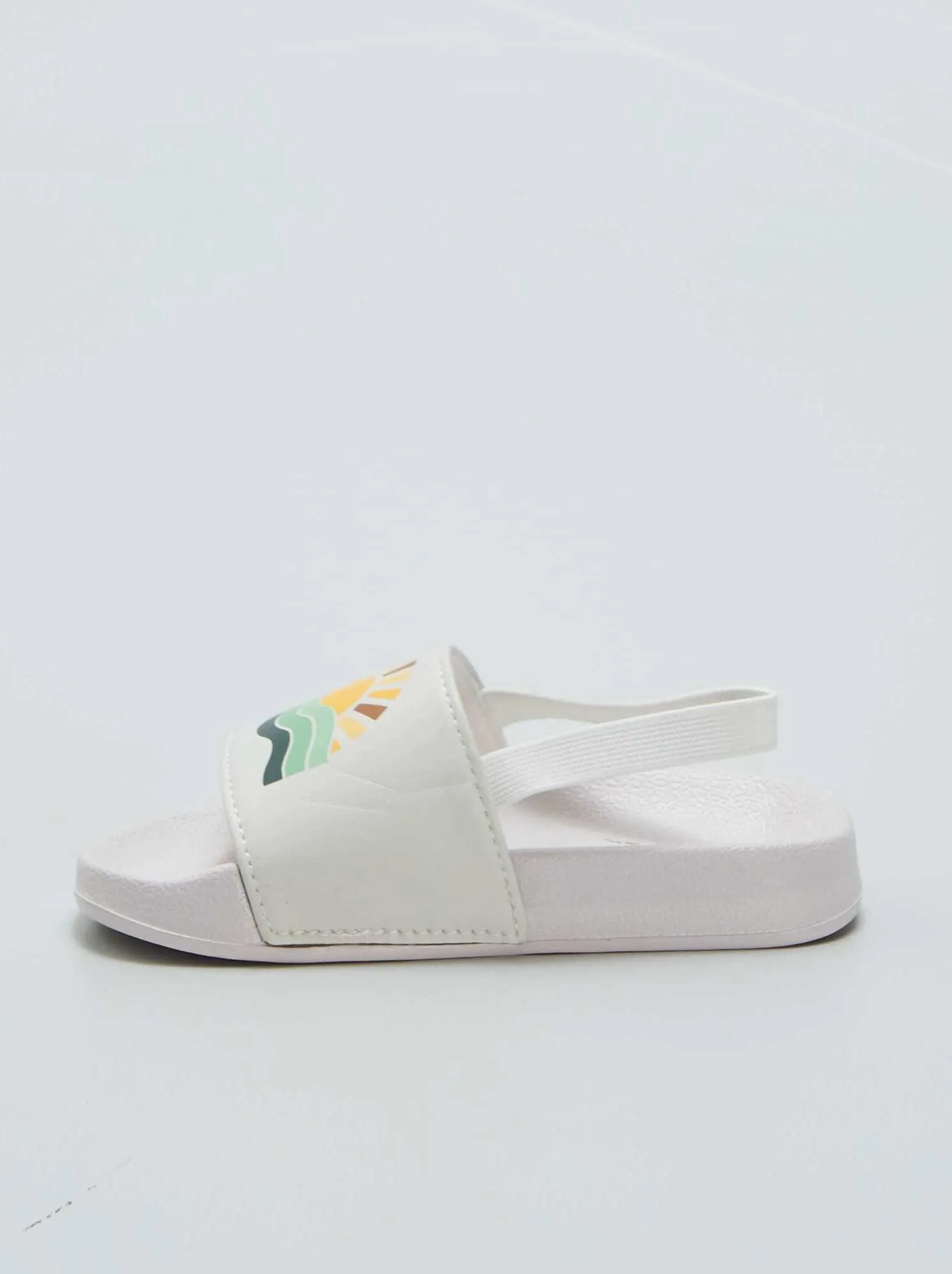 Mules da piscina elasticizzate - BEIGE