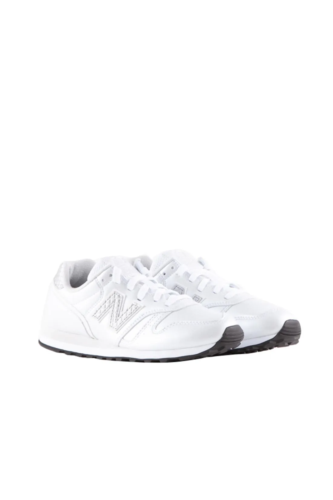 NEW BALANCE Sneakers donna 373 bianche e argento 