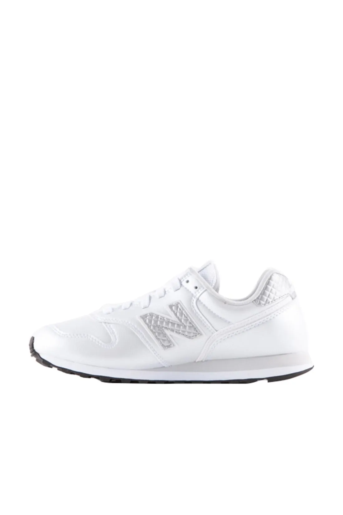 NEW BALANCE Sneakers donna 373 bianche e argento 