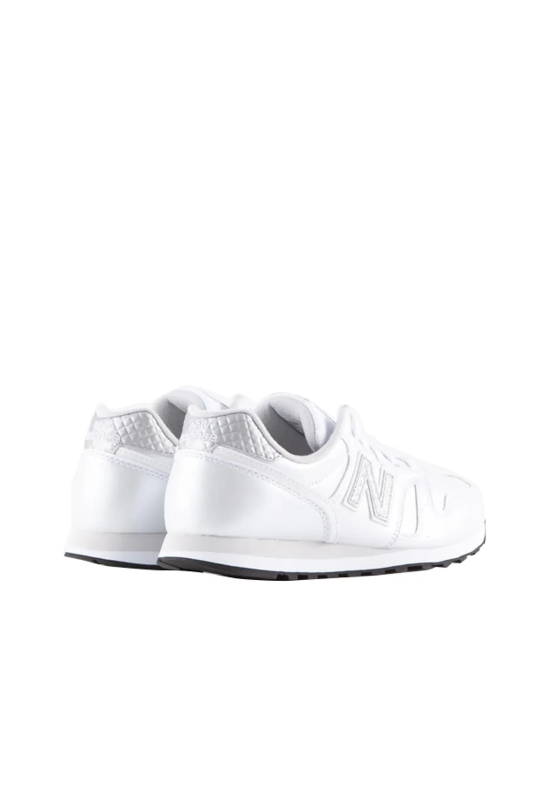 NEW BALANCE Sneakers donna 373 bianche e argento 