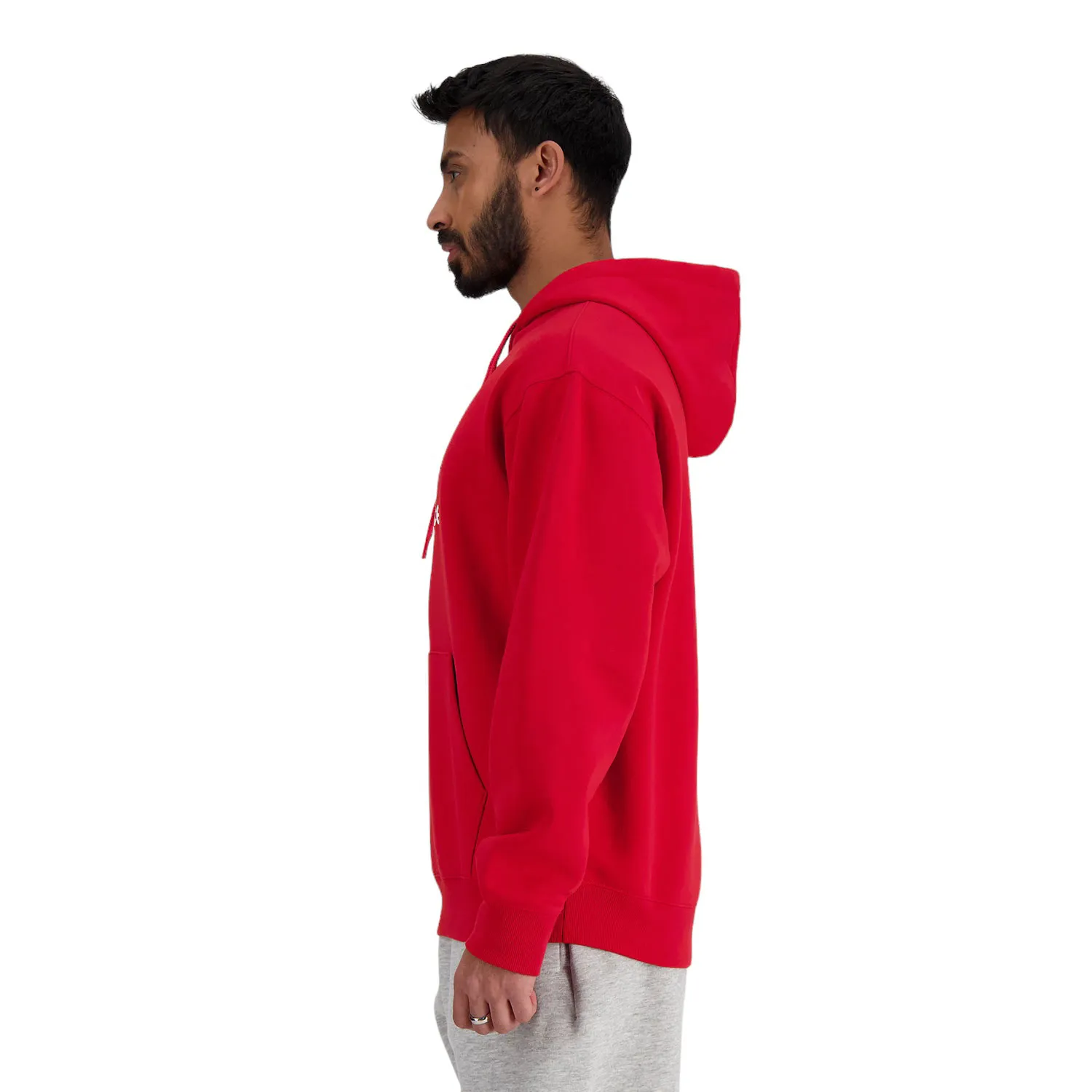 NEW BALANCE STACKED LOGO FRENCH TERRY HOODIE