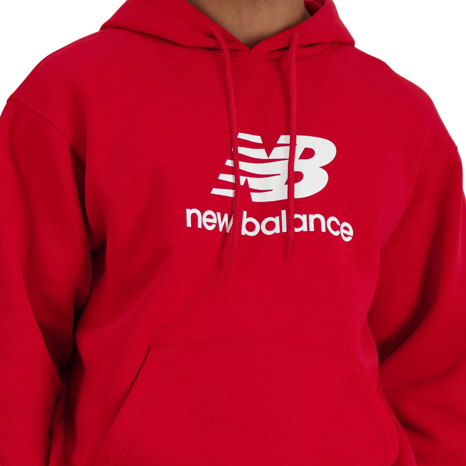 NEW BALANCE STACKED LOGO FRENCH TERRY HOODIE