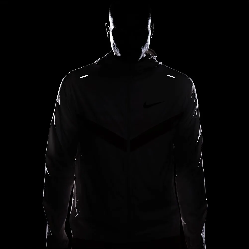 Nike Giacca Running Hoodie Bianco Rosso Uomo